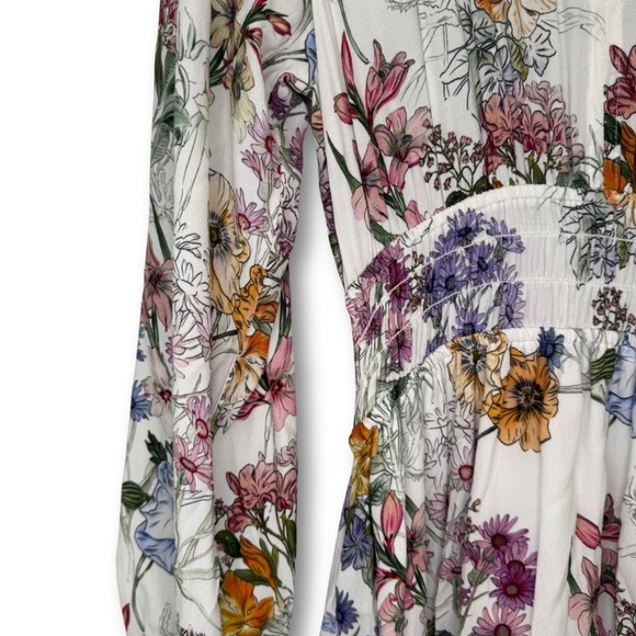 NWOT Fifteen Twenty Floral Long Sleeve Dress with Pockets - Picture 3 of 7